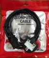 Computer Desktop Pc Power Supply Cable DC 3 Pin 1.5M Best Quality. 