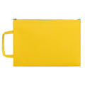 Canvas File Folder Filing Products Book Pencil Pen Case Zipper Paper File Bag Colorful Double Layer File Folder.