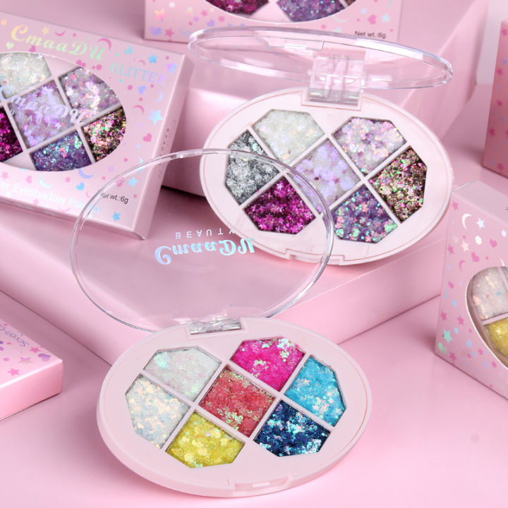 Shimmer%20Eyeshadow%20Face%20Eyes%20Body%20Glitter%20Sequin%20Cosmetics%20Festival%20Party%20Makeup%20Tool%20-%20Image%205