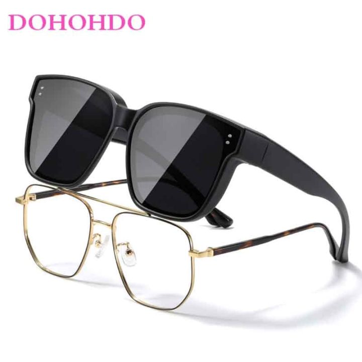 Men For Polarized Sunglasses Myopia Wear Over Prescription