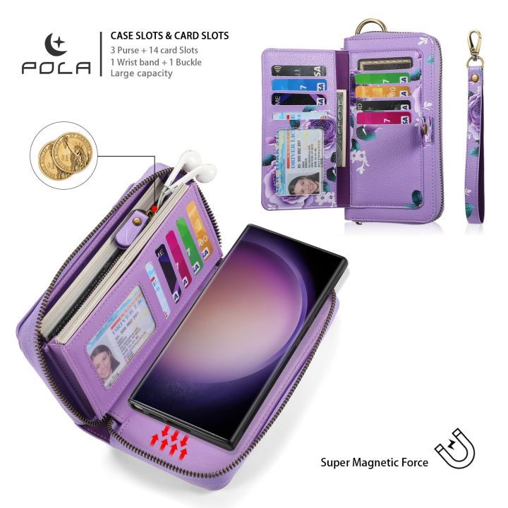 POLA%20Flower%20Multi-functional%20Zipper%20Wallet%20Leather%20Phone%20Case%20For%20Samsung%20Galaxy%20S22+%205G/Samsung%20Galaxy%20S24%20Ultra%205G/Samsung%20Galaxy%20S22%205G/Samsung%20Galaxy%20S24%205G/Samsung%20Galaxy%20S22%20Ultra%205G/Samsung%20Galaxy%20S23%205G/Samsung%20G%20-%20Image%205