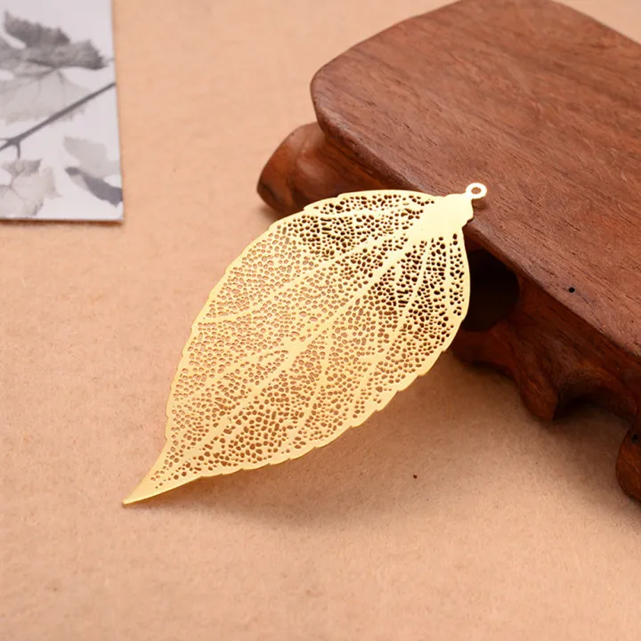 Classical%20Exquisite%20Mini%20Metal%20Art%20Pattern%20Bookmark%20Children's%20Gifts%20Office%20Stationery%20Leaf%20Bookmarks%20Creative%20-%20Image%203