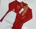 Red colour baby panjabi baccha der lal colour panjabi. 
