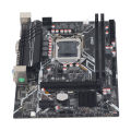 H410 Motherboard Dual DDR4 64GB Memory NVME M.2 Port PCIE 16X Gen 3.0 Slot for LGA1200 CPU Gaming Motherboard with Metal Heat Sink.