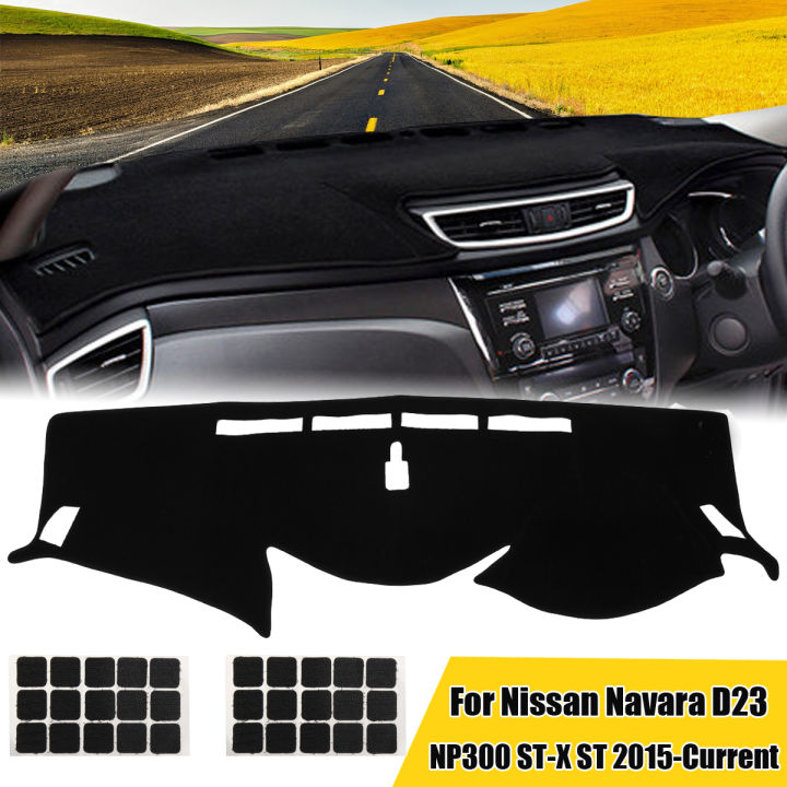 Motorcycle Right Drive 147x45cm Car Dashboard Cover Dash Mat For Nissan Navara D23 NP300 ST-X ST