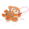 Children Wooden Educational Montessori Toys Magnetic Maze Handwriting Pen Push Beads Small Animals Labyrinth Track Toys For Kids.