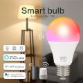 Smart Home 9W RGBCW Smart Light Bulb Smart Wifi Bulb Dimming E27/B22 LED Light Bulb Voice Control Work With Alexa Google Home. 