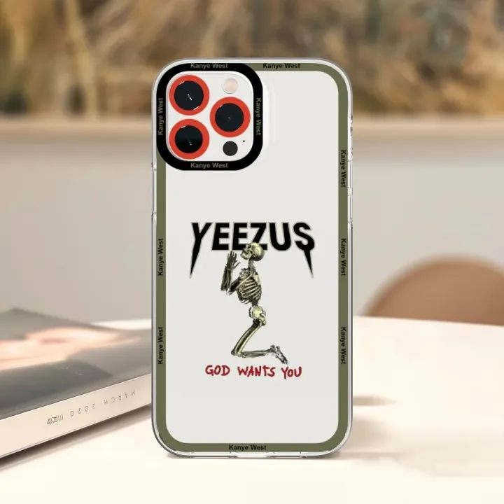 Kanye%20West%20Ye%20Phone%20Case%20For%20Xiaomi%20Redmi%20Note%207%208%209%2010%2011%20Pro%20Max%20Transparent%20Border%20Shell%20-%20Image%205