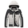 Men's Waterproof Hooded Jacket Men's Thickened Warm Jacket Windproof 9XL Oversized Men's Winter Jacket Fleece Thickened Jacket. 