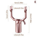 <p>Features:<br>
1. High-quality aluminum alloy as material, durable, not easy to rust, can be used for a long time.<br>
2. With an intimate hook for easier storage and not taking up much space.<br>
3. Fine workmanship and precision, suitable for hangers.