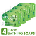 Dettol Soap Aloe Vera Quad Pack (120gm X 4), Bathing Bar Soaps with Aloe Vera Extract. 