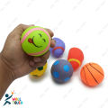 Soft PVC Food Grade Rubber Baby Toys Ball With Whistle. Gift Balls For Toddlers.