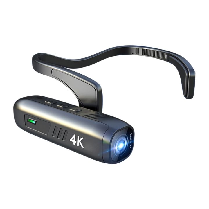 4K 30FPS Head Mounted Camera Wearable WiFi Video Camera