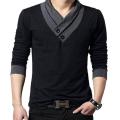 Black Cotton Long Sleeve T-shirt For men - T Shirt For Man - T Shirt For Man - T Shirt.
