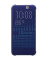 HTC Desire E9 Plus Dot View Flip Case Cover - Blue.