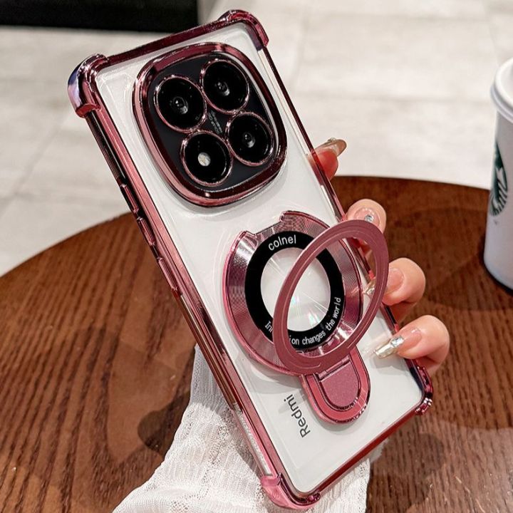 Xiaomi%20Redmi%20Note%2014%20Pro%204G%20Note%2014%20Pro%205G/Poco%20X7%20Clear%20Phone%20Case%20,Compatible%20with%20Strong%20MagSafe,%20Military%20Standard%20Drop%20Protection%20Phone%20Case%20for%20Xiaomi%20Redmi%20Note%2014%20Pro%204G%20Note%2014%20Pro%205G/Poco%20X7%20-%20Image%203