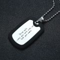 Vnox Personalize Dog Tag for Men Silicone Stainless Steel Pendant Custom Necklace for Him Valentines Day Promise Gift. 