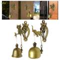 Antique Style Shopkeepers Door Bell Classic Style Entry Door Chime Durable Wall Mounted Old Fashioned for Villa Holidays Cafe Decor. 