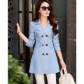 Trench Coat Women Double-ed Trenchcoat Lace Female Autumn Casual Coats Windbreaker Outwear Plus Size Raincoat Streetwear.