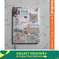Aesthetic Journal Notebook (14 x 19 cm size,120 pages). Notebook for gift/drawing/sketching/journaling. 