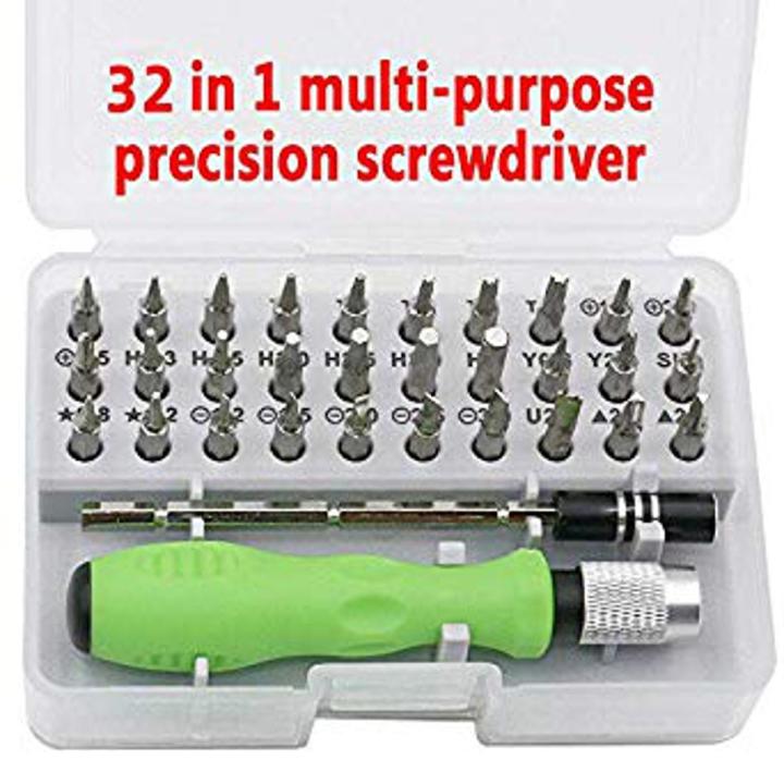 32 in 1 Mini Screwdriver Bits Set with Magnetic Flexible Extension Rod ...