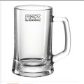 Crystal Clear Drinking Mug 400 ml Big Size Stylish Glass  Water Mug N105M-1PC. 