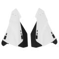 White Universal Motorcycle Handguard Motocross Hand Guard Protector for Motorcycle 22mm Handlebar Protector. 