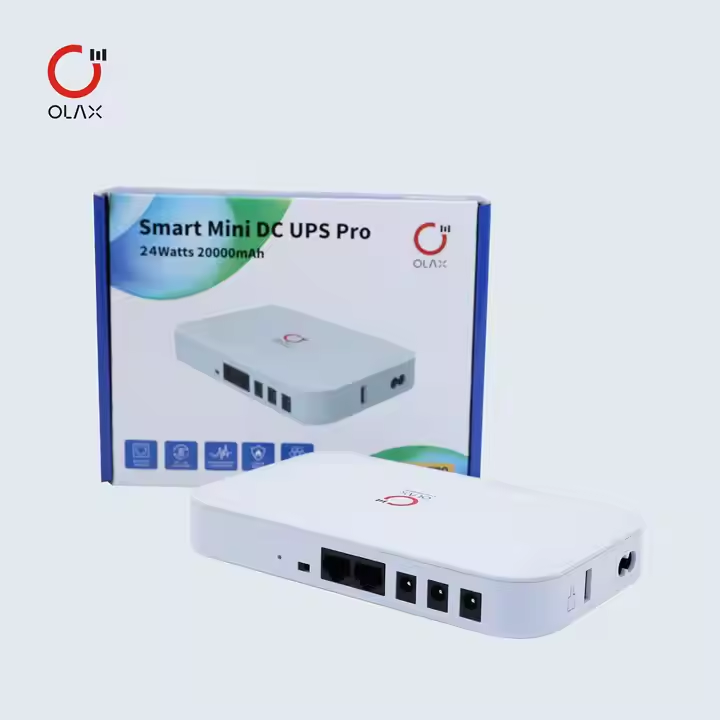 Olax D8 Pro 24W 20000mAh Smart Mini DC UPS Pro(36 months replacement warranty)