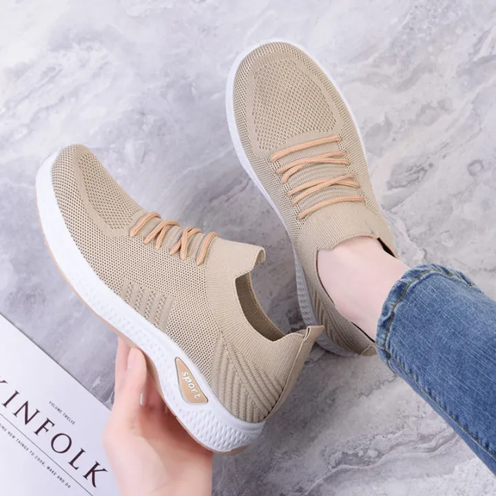 Elastic%20Female%20Tennis%20Shoes%20Socks%20Women's%20Net%20Breathable%20Shoes%20One%20Pedal%20Shoes2023Summer%20Women's%20Sports%20Shoes%20Tendon%20Bottom%20Mesh%20Surface%20Shoes%20-%20Image%206