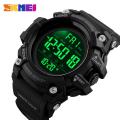 SKMEI New Men Outdoor Sports Watches Countdown Digital Watch 2Time Alarm 5Bar Fashion Waterproof Wristwatches 1384.