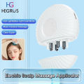 HEGRUS Electric Scalp Massage Applicator Hair Care Scalp Treatment Massager Medicine Red/Blue Light Vibrating Massage Scalp Applicator Serum Oil Apply Minoxidil Hair Fixer Hair Growth Applicator Liquid Guiding Comb. 