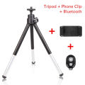 SH Table Floor Selfie Tripod For Phone Camera Stands Reflectors Photo Studio Video With Bluetooth Remote Control Shooting.