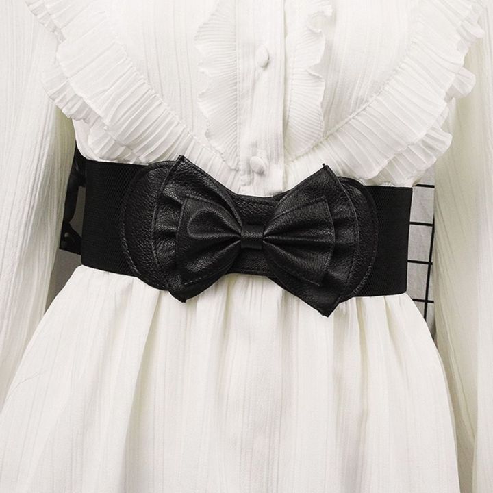 Women%20Big%20Bow%20Waistband%20Elastic%20Wide%20Stretch%20Waist%20Belt%20New%20Designer%20Belts%20Straps%20for%20Girls%20Clothes%20Accessories%20Lady%20Dress%20Belt%20-%20Image%204