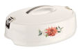 Asian Elegant Casserole Oval Hotpot 4.0 Ltr White-Beige – DLX4000. 