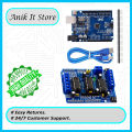 Arduino Uno R3 SMD With L 293D Motor Driver For Projects.