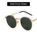 Polarized Lenses Round Sunglasses Scratch Resistant Lightweight Unisex Frames Metal Eyewear Fashion Forward Retro Shades for Outdoor Activities All Genders Sun Protection Driving Eyewear. 