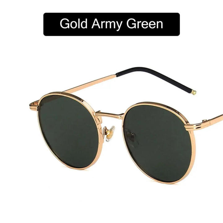 Polarized Lenses Round Sunglasses Scratch Resistant Lightweight Unisex Frames Metal Eyewear Fashion Forward Retro Shades for Outdoor Activities All Genders Sun Protection Driving Eyewear