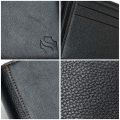 Shigetsu Wallet Collection For Men Leather Minimalist Pocket Zipper Bifold Trifold Money Clip.