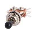 Electric Guitar Toggle Switch 3 Way In Black (Rhythm Treble) Pickup Selector. 
