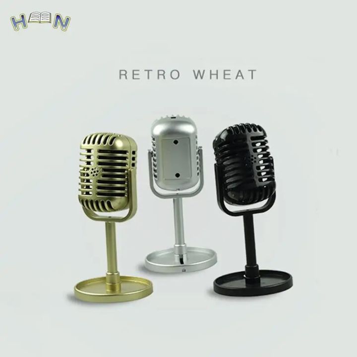 (Not%20a%20real%20microphone)%20Classic%20Retro%20Dynamic%20Vocal%20Microphone%20Vintage%20Style%20Mic%20Universal%20Stand%20Model%20Simulated%20microphone%20-%20Image%202