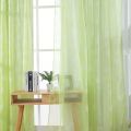 Christmas Snowflake Curtain Tulle Window Treatment Voile Drape Valance All-match Tulle Curtains For Bedroom Living Room Decor. 