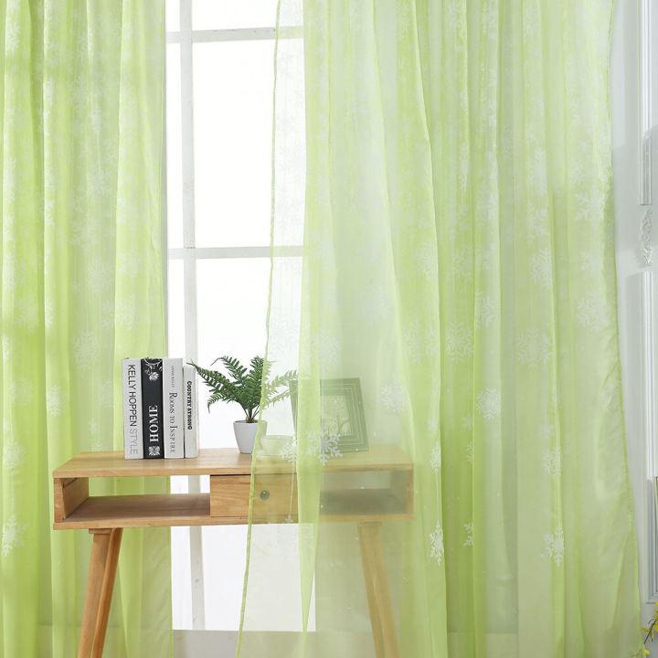 Christmas%20Snowflake%20Curtain%20Tulle%20Window%20Treatment%20Voile%20Drape%20Valance%20All-match%20Tulle%20Curtains%20For%20Bedroom%20Living%20Room%20Decor%20-%20Image%207