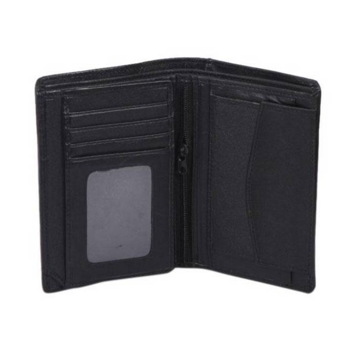 Black Leather Wallet For Men - Wallet