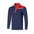 Men's Golf T-shirt Spring Autumn Sports Golf Apparel Long Sleeve Shirts Dry Fit Breathable Polo Shirt for Men. 