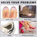 Heel Repair Insoles Subsidy Sticky Shoes Hole In Cobbler Sticker Back Sneaker Lined with Anti-Wear After Heels Stick Foot Care. 