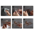 Creative Punch-free Wall Paste Crystal Soap Box Bathroom Suction Soap Rack Drain Soap Box.