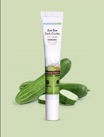 MAMAEARTH Bye Bye Dark Circles Peptide Eye Cream | Reduces Dark Circles, Puffiness, Bag- 20ml