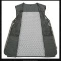 Vest Summer Thin Quick-Drying Working Waistcoat Ultra-Thin Men's Waistcoat40to50Multi-Year-Old Pocket Vest Jacket. 