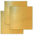 1 pound- Cake Base MDF Board (Golden) 8' INCH (Square Pack of 5). 