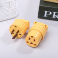 America B515PY/B515CY 15A US Industry Power Socket Plug Male Female 3 Pole Locked Wiring Connector Yellow Plug Socket Adaptor Eatop. 
